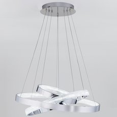 Светильник с металлическими плафонами хрома цвета Eurosvet 90276/3 хром