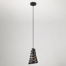 Светильник с арматурой чёрного цвета, металлическими плафонами Eurosvet 50058/1 черный