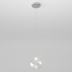 Светильник с арматурой хрома цвета Eurosvet 50232/1 LED прозрачный
