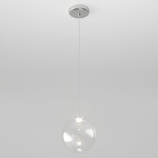 Светильник с арматурой хрома цвета Eurosvet 50231/1 LED прозрачный