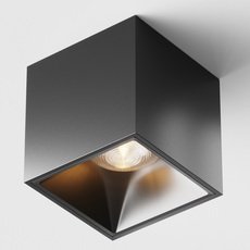 Точечный светильник с арматурой чёрного цвета Maytoni C065CL-L12B3K-D