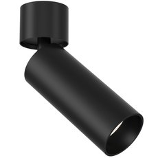 Точечный светильник с металлическими плафонами чёрного цвета Maytoni C055CL-L12B3K