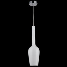 Светильник с арматурой хрома цвета, плафонами белого цвета Maytoni P007-PL-01-W