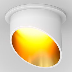 Точечный светильник с плафонами белого цвета Maytoni DL044-01-GU10-W