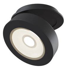 Точечный светильник с арматурой чёрного цвета, плафонами чёрного цвета Maytoni DL2003-L12B4K