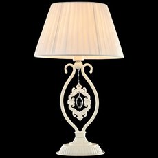Настольная лампа с арматурой белого цвета, плафонами белого цвета Maytoni ARM001-11-W