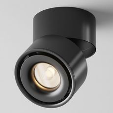 Точечный светильник с металлическими плафонами чёрного цвета Maytoni C084CL-15W3K-D-B
