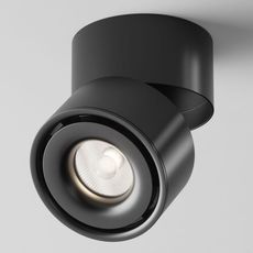 Точечный светильник с арматурой чёрного цвета Maytoni C084CL-15W4K-D-B