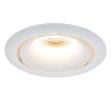 Точечный светильник с арматурой белого цвета Maytoni DL031-L12W3K-D-W