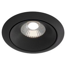 Точечный светильник с арматурой чёрного цвета Maytoni DL031-L12W4K-D-B