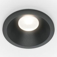 Точечный светильник с металлическими плафонами чёрного цвета Maytoni DL034-01-06W3K-D-B