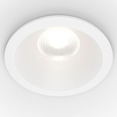 Точечный светильник с плафонами белого цвета Maytoni DL034-L12W4K-D-W