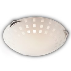 Настенно-потолочный светильник с арматурой белого цвета, плафонами белого цвета Sonex 162/K