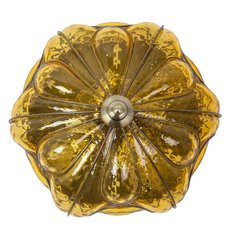 Светильник с стеклянными плафонами янтарного цвета Abrasax 2243/4(amber)