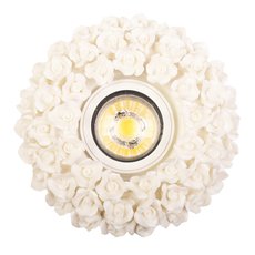 Точечный светильник с арматурой белого цвета, плафонами белого цвета Abrasax 014-WH