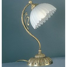 Настольная лампа с арматурой бронзы цвета, стеклянными плафонами Reccagni Angelo P 1825