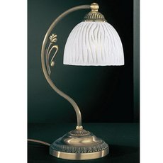 Настольная лампа с арматурой бронзы цвета, стеклянными плафонами Reccagni Angelo P 5650 P
