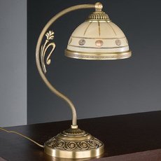 Настольная лампа с арматурой бронзы цвета, стеклянными плафонами Reccagni Angelo P 7004 P