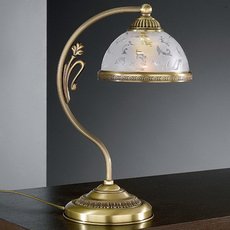Настольная лампа с арматурой бронзы цвета, стеклянными плафонами Reccagni Angelo P 6202 P