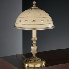 Настольная лампа с арматурой бронзы цвета, стеклянными плафонами Reccagni Angelo P 7004 M