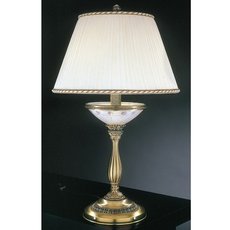 Настольная лампа с текстильными плафонами белого цвета Reccagni Angelo P 4660 G