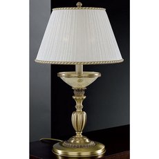 Настольная лампа с арматурой бронзы цвета, плафонами белого цвета Reccagni Angelo P 6422 G