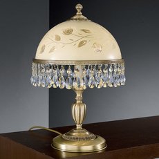 Настольная лампа с арматурой бронзы цвета, стеклянными плафонами Reccagni Angelo P 6206 M