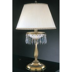 Настольная лампа с арматурой бронзы цвета, плафонами белого цвета Reccagni Angelo P 4661 G