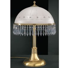 Настольная лампа с стеклянными плафонами белого цвета Reccagni Angelo P 1831