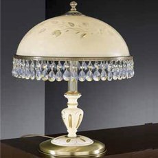 Настольная лампа с арматурой бронзы цвета, стеклянными плафонами Reccagni Angelo P 6806 G
