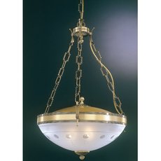 Светильник с арматурой бронзы цвета, плафонами белого цвета Reccagni Angelo L 650/3