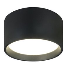 Точечный светильник с арматурой чёрного цвета, металлическими плафонами Escada 20005SMU/02LED SBK