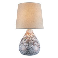 Настольная лампа с текстильными плафонами бежевого цвета Escada 6006/1L Brown