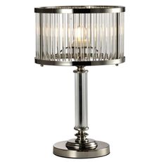 Настольная лампа с арматурой хрома цвета, стеклянными плафонами MILOSH TENDENCE 0709TL-1CH
