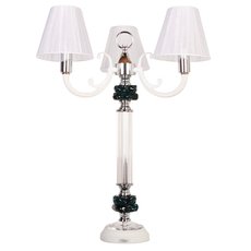 Настольная лампа с текстильными плафонами белого цвета Abrasax TL.7810-3 3 GREEN