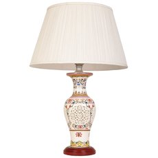 Настольная лампа с текстильными плафонами бежевого цвета Abrasax CT1365B20-OL