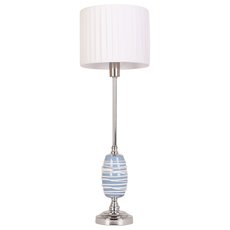 Настольная лампа с текстильными плафонами белого цвета Abrasax TL.7818-1CH