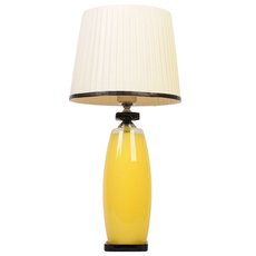 Настольная лампа с текстильными плафонами бежевого цвета Abrasax TL.7815-1 YELLOW