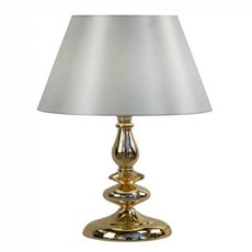 Настольная лампа с текстильными плафонами AM Group HUGO TL GOLD