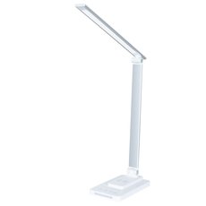 Настольная лампа с арматурой белого цвета, пластиковыми плафонами Arte Lamp A5122LT-1WH