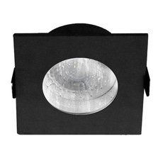 Точечный светильник с арматурой чёрного цвета Crystal lux CLT 046C1 BL IP44