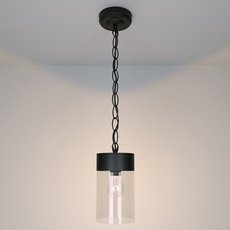 Светильник для уличного освещения с стеклянными плафонами Elektrostandard Atrani черный (35085/H)