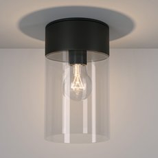 Светильник для уличного освещения с стеклянными плафонами Elektrostandard Atrani черный (35085/F)