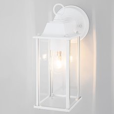 Светильник для уличного освещения с плафонами прозрачного цвета Elektrostandard BRICK белый (GL 1008D)