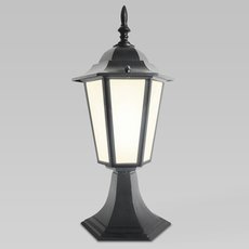 Светильник для уличного освещения с арматурой коричневого цвета, стеклянными плафонами Elektrostandard 1004S черное золото (GL 1004S)