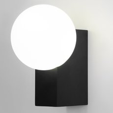 Светильник для уличного освещения с арматурой чёрного цвета, плафонами белого цвета Elektrostandard Gravity черный (35166/U)