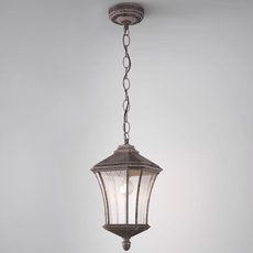 Светильник для уличного освещения с арматурой коричневого цвета, плафонами прозрачного цвета Elektrostandard Virgo H капучино (GLXT-1450H)