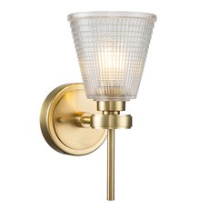 Светильник для ванной комнаты с стеклянными плафонами прозрачного цвета Elstead Lighting BATH-GUNNIS1-BB