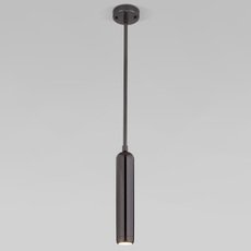 Светильник с металлическими плафонами серого цвета Eurosvet 50255/1 черный жемчуг