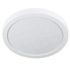 Точечный светильник с арматурой белого цвета, плафонами белого цвета LED4U 312 24W круг